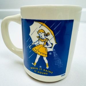 Vintage 1956 Morton Salt Coffee Cup